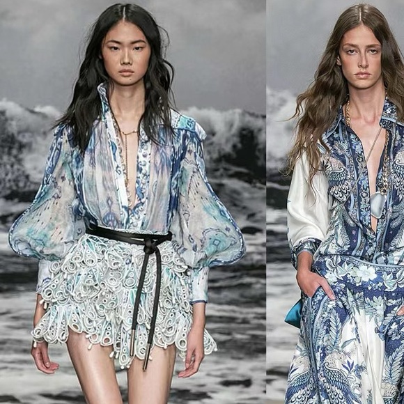 NWT Zimmermann runway shirt and skirt set size 0 - Picture 2 of 2